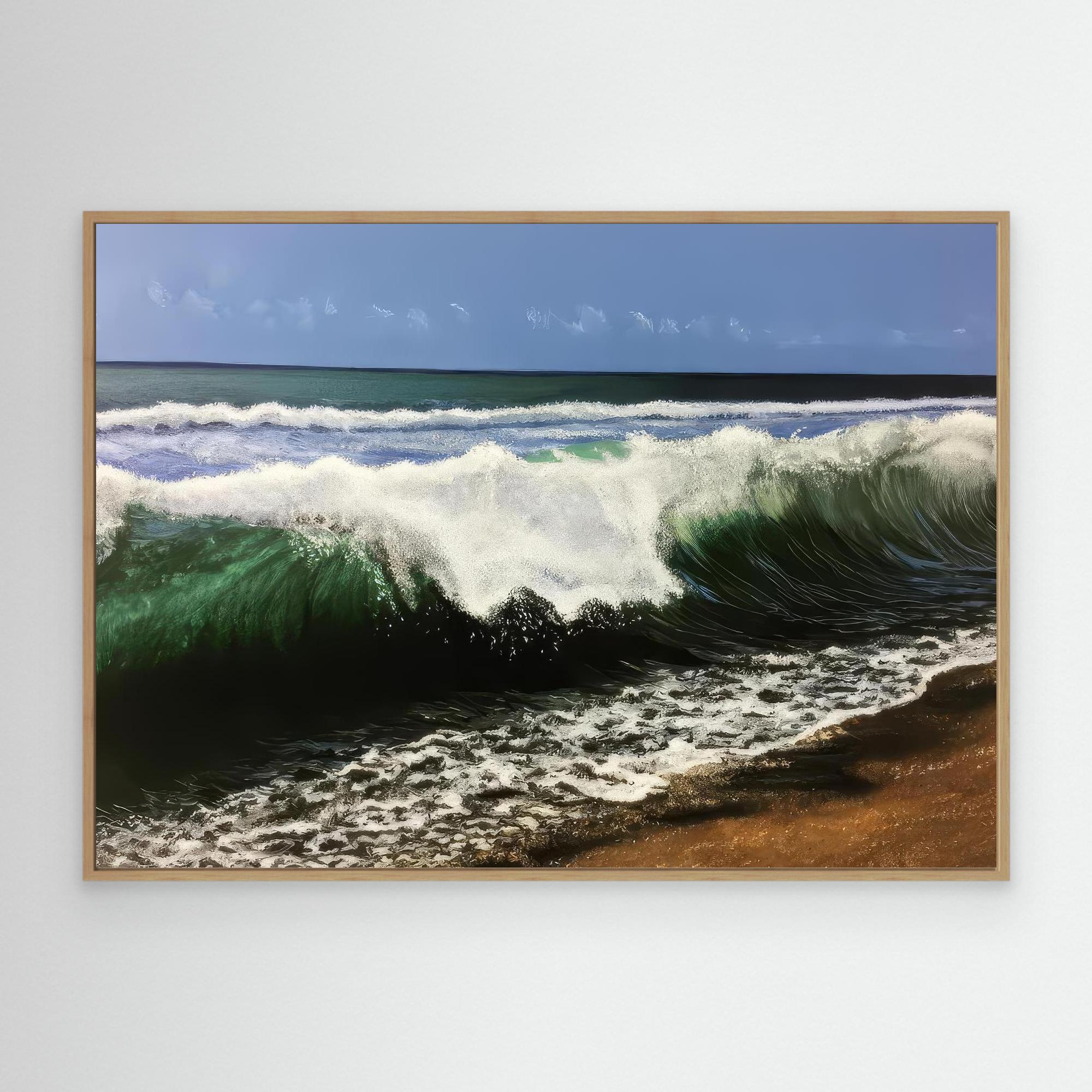 The Rhythm of the Sea: Waves in Motion Print
