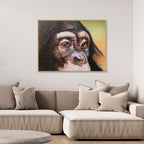 The Soulful Gaze of a Chimpanzee: A Study in Expression and Detail
